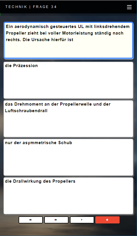 UL-Theorie Onlinetrainer mit dem SPL-UL / LL Fragenkatalog