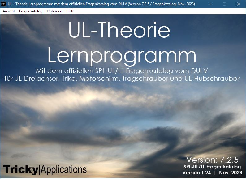 UL-Theorie Lernprogramm mit dem SPL-UL / LL Fragenkatalog